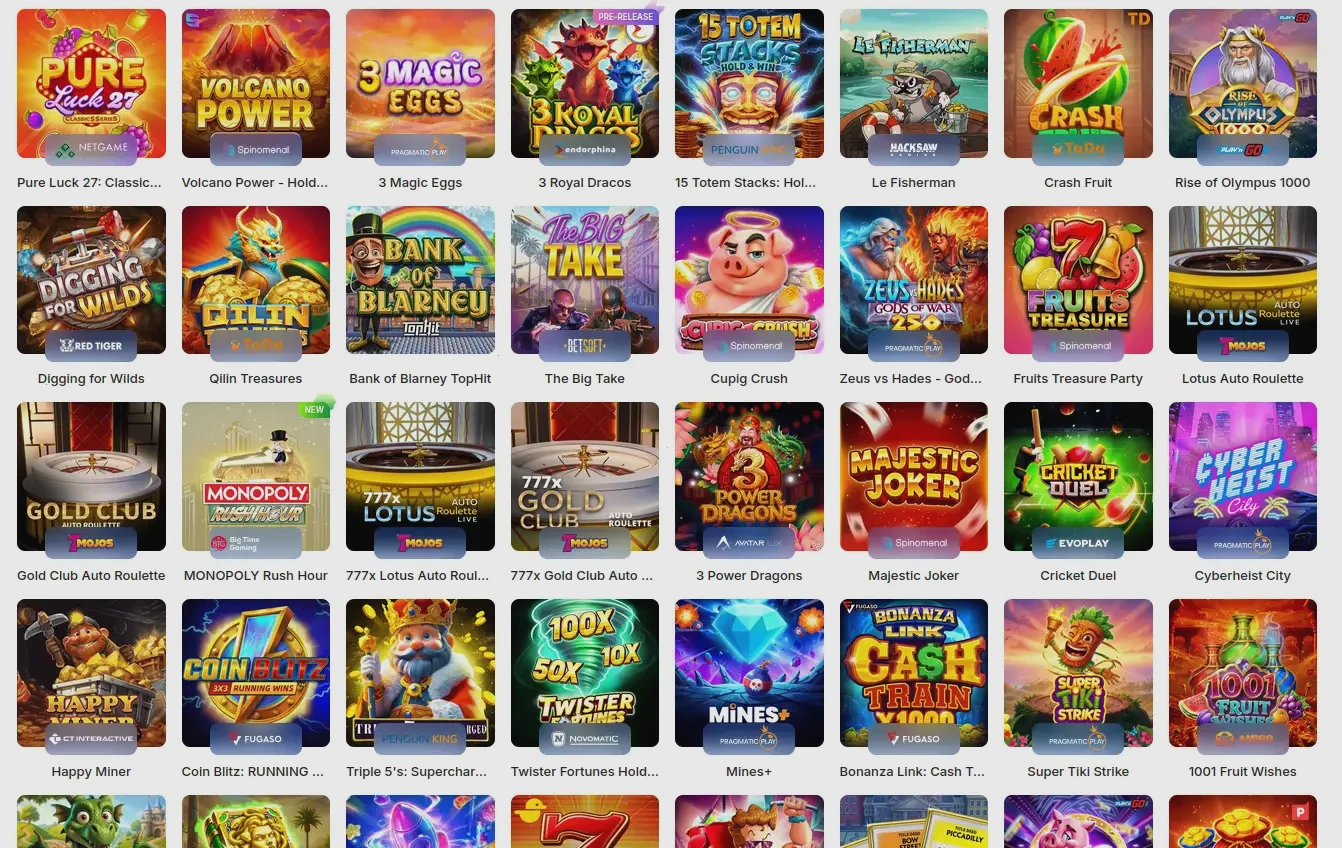 Dazard Casino Willkommensbonus Übersicht mit 5250 Euro und 325 Freispielen